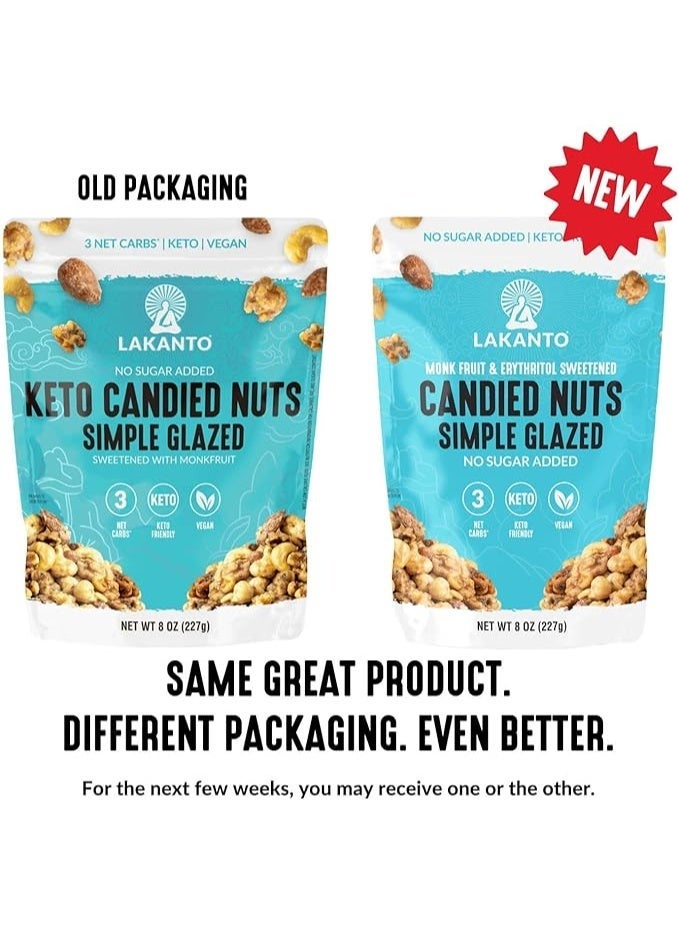 LAKANTO Lacanto, Candied Nuts, Simple Glazed, 8 oz (227 g) - Image 4